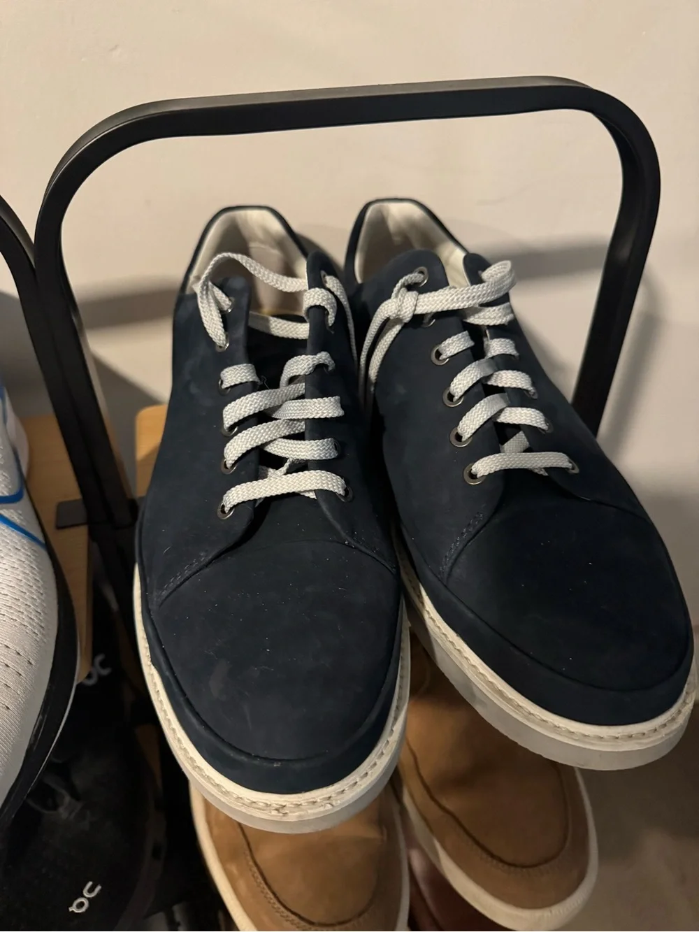 Samuel Hubbard Men's Dark Blue Shoes